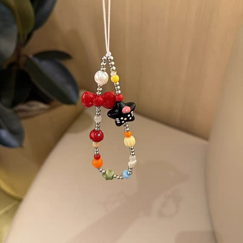 Playful Beaded Charm Eyewear Holder Kalsten