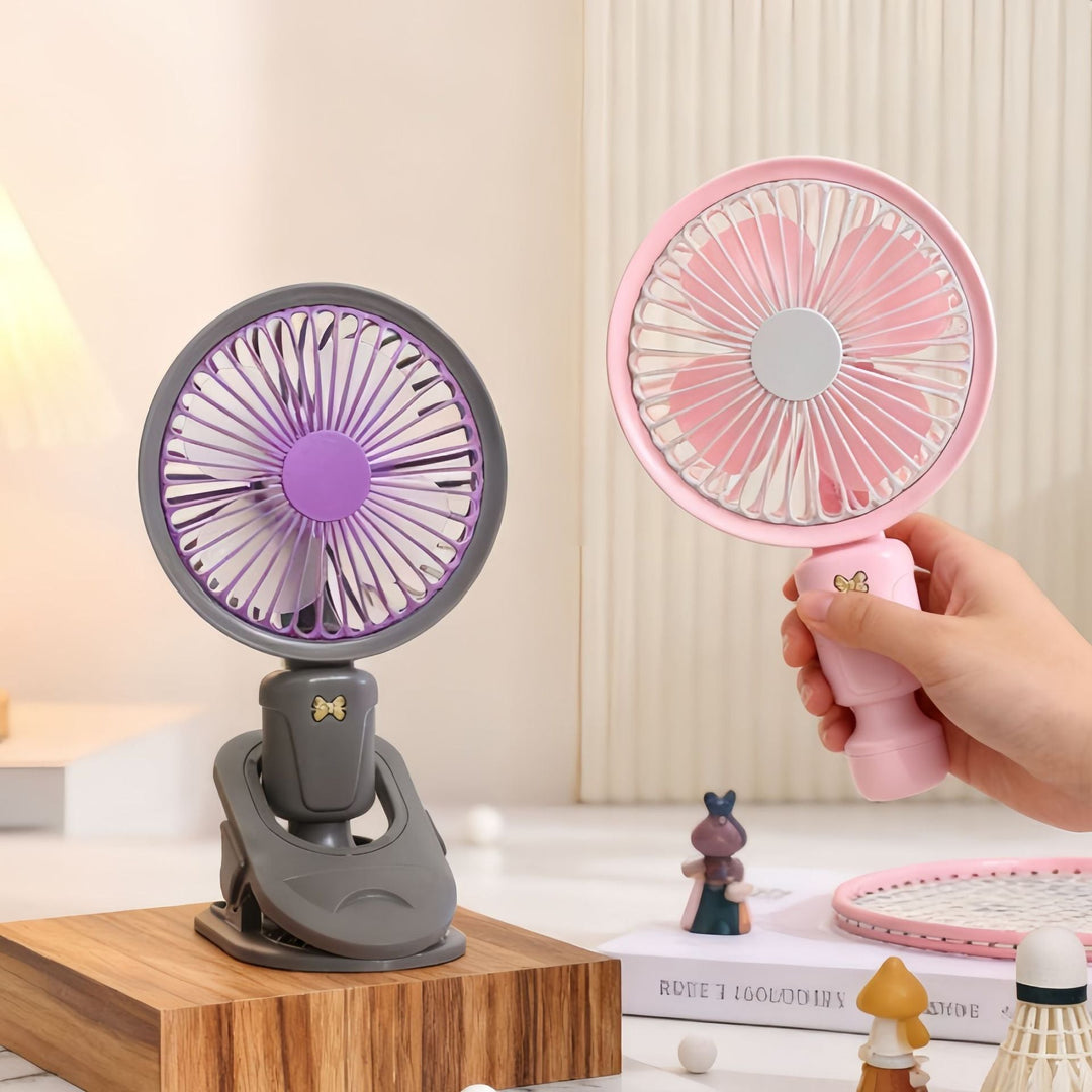 Women's Portable USB Table Fan with Flexible Clamping System Kalsten
