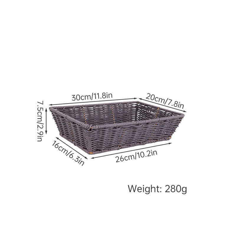 Versatile Storage Wicker Basket Kalsten