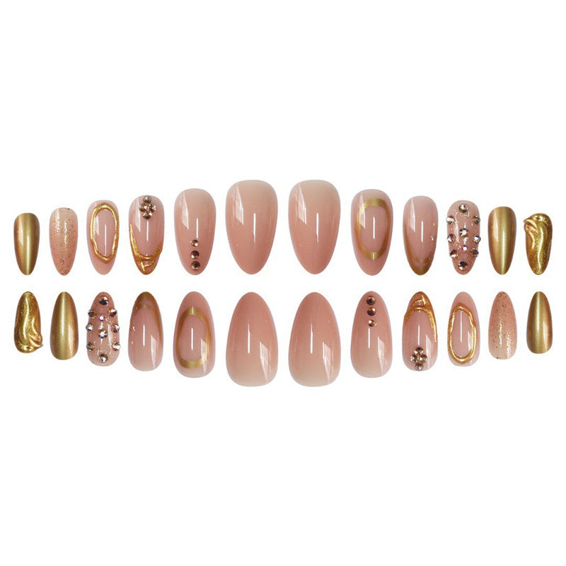 Glamorous 3D Decorative Press-On Nails Kalsten