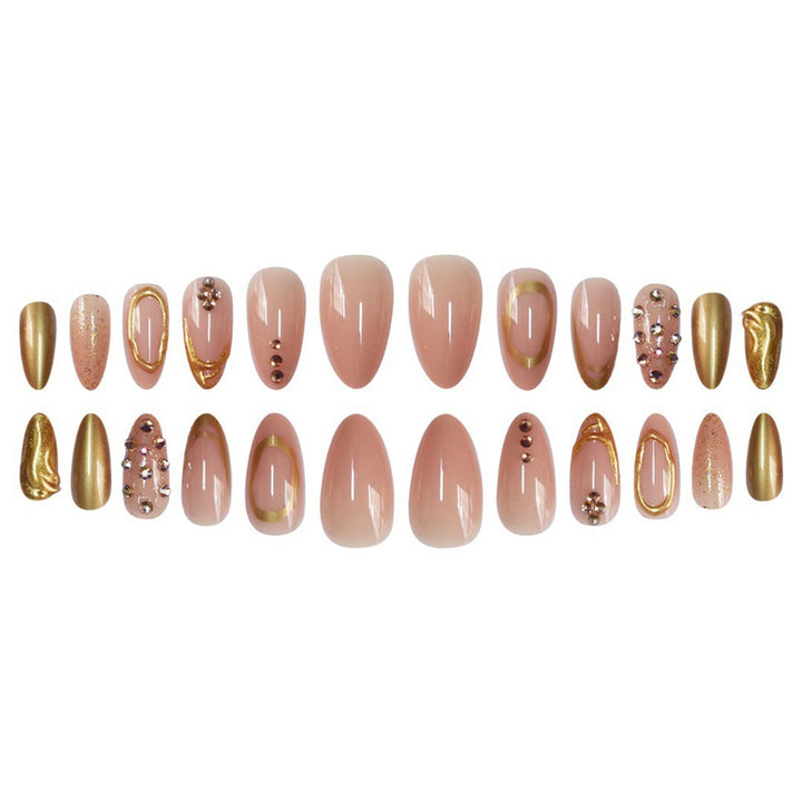 Glamorous 3D Decorative Press-On Nails Kalsten