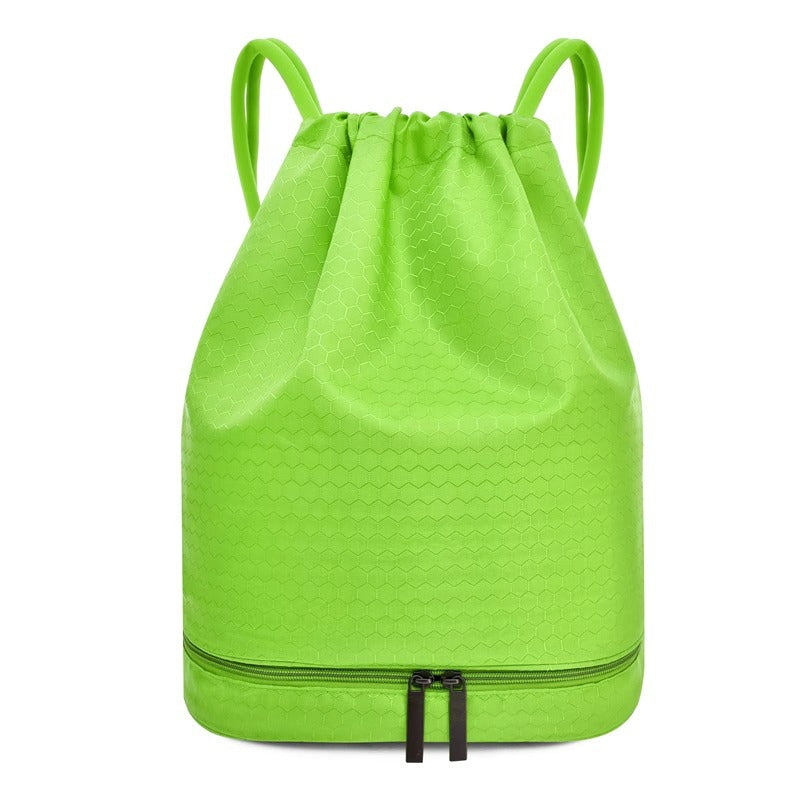 Lightweight Hexagonal Pattern Drawstring Backpack Kalsten