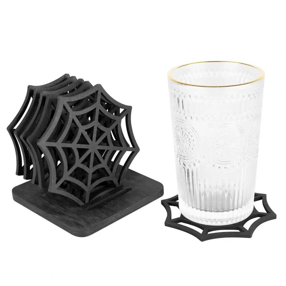 Multi-layered MDF skull napkin holder and table decoration