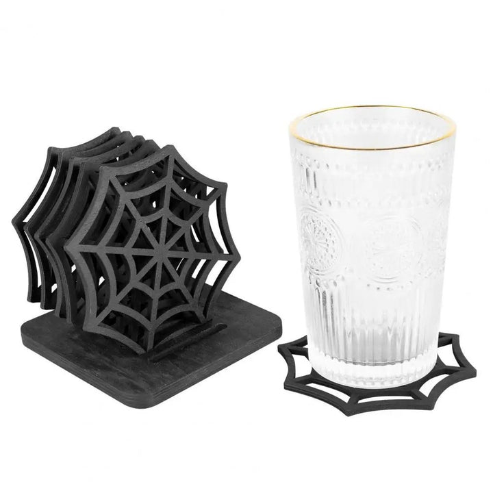 Multi-layered MDF skull napkin holder and table decoration