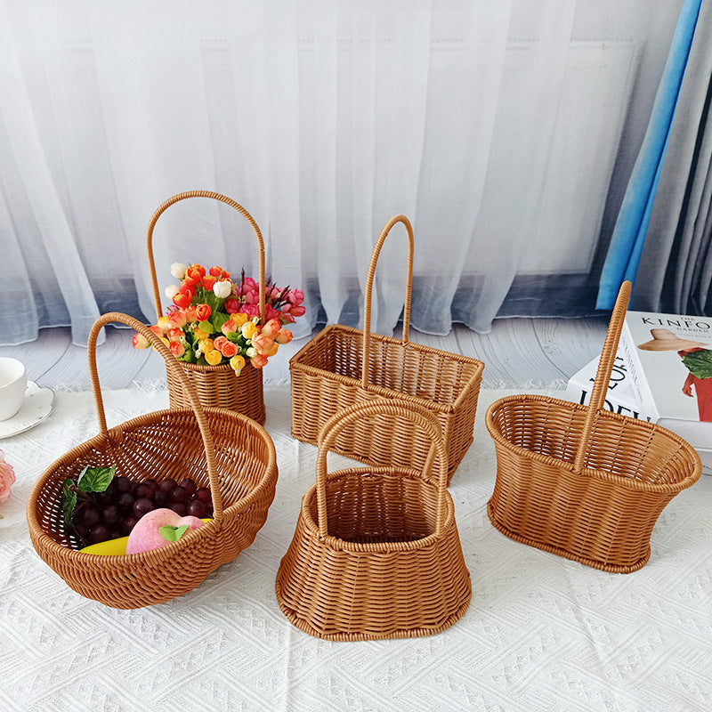 Handcrafted Natural Woven Storage Baskets Kalsten