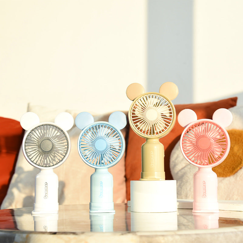Portable Deer-Themed Handheld Cooling Fan Kalsten
