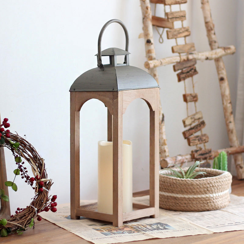 Decorative wooden lantern Kalsten