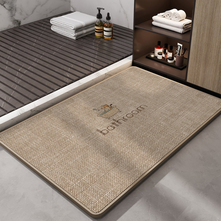 Cute Cat-Themed Bath Mat Kalsten