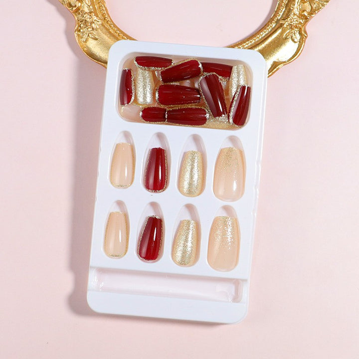 Elegant Press-On Nail Art Showcase Kalsten