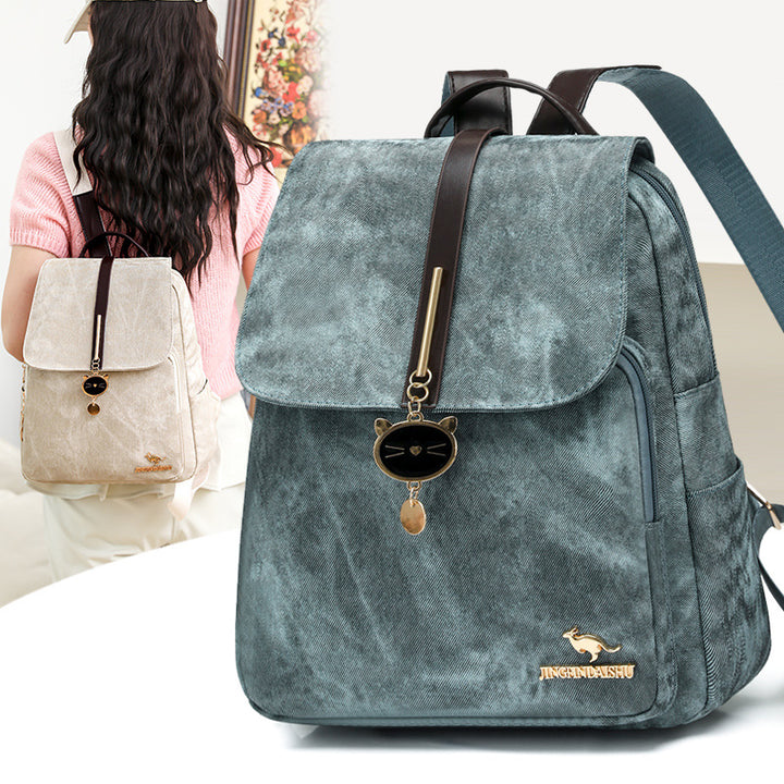Vintage-Inspired Canvas Backpack Kalsten