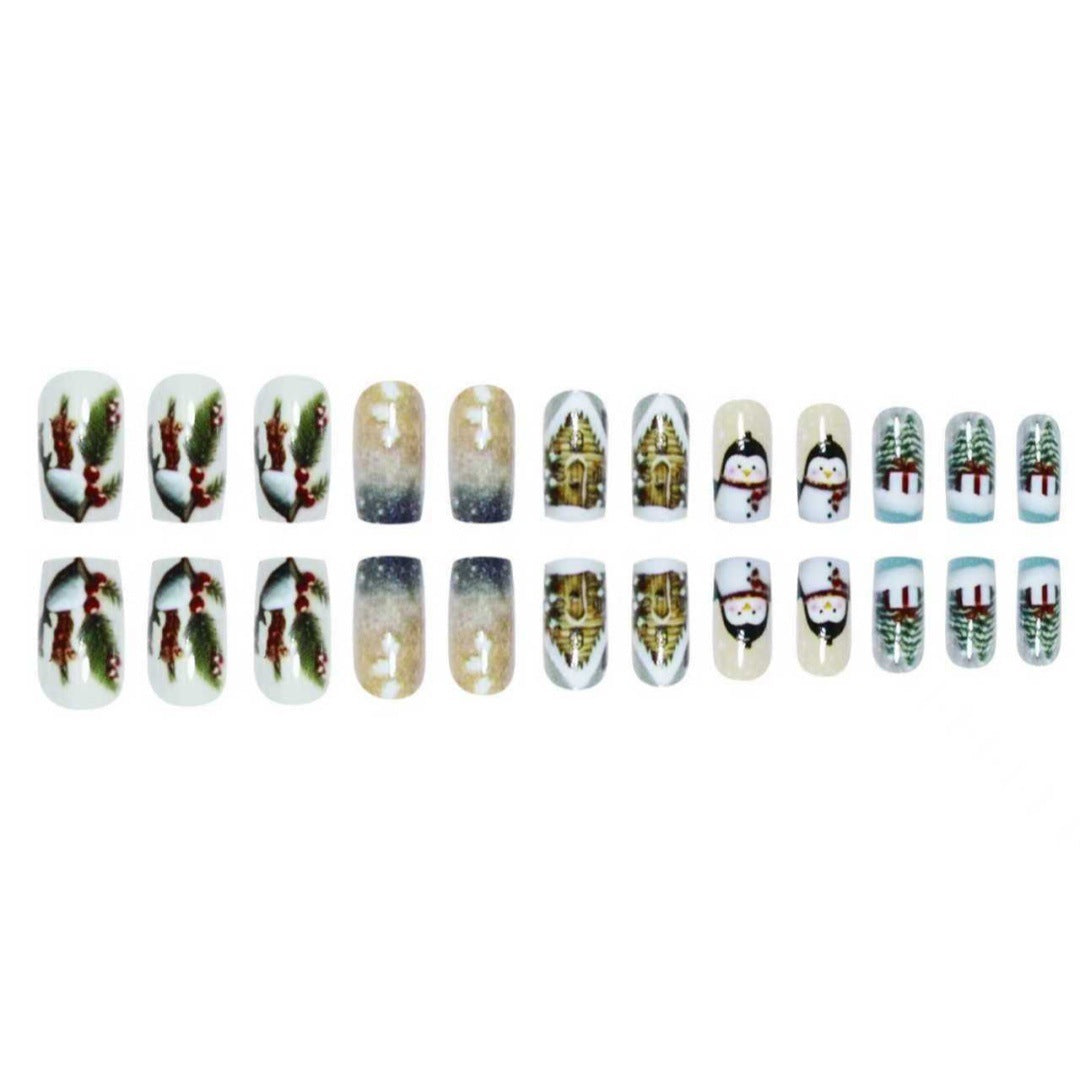Winter-Themed Decorative Nail Art Kalsten
