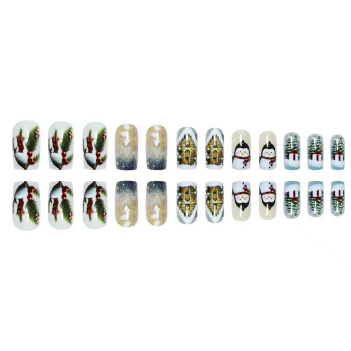 Winter-Themed Decorative Nail Art Kalsten