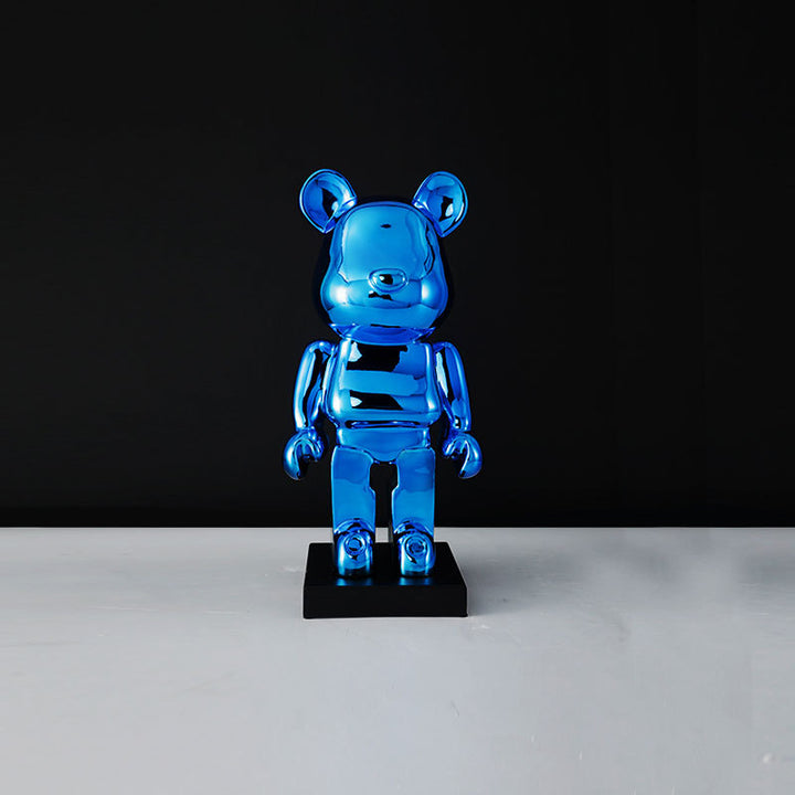 Golden Decorative Bear Figurine