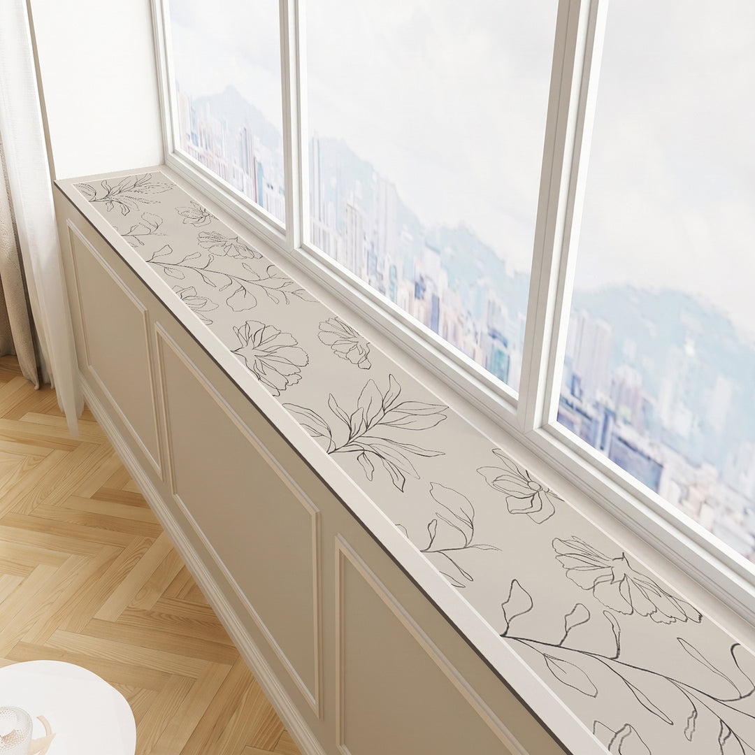 Floral Pattern Decorative Window Sill Mat Kalsten