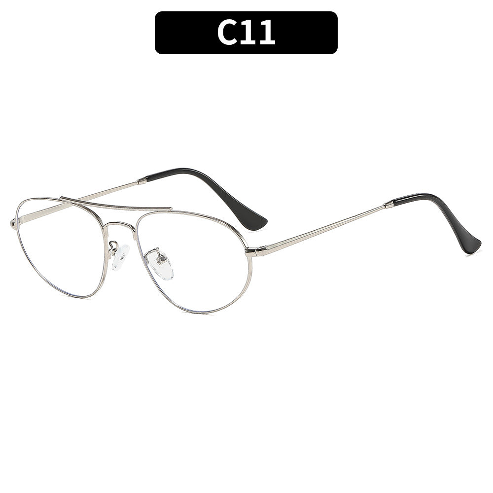 Elegant Metal Frame Glasses