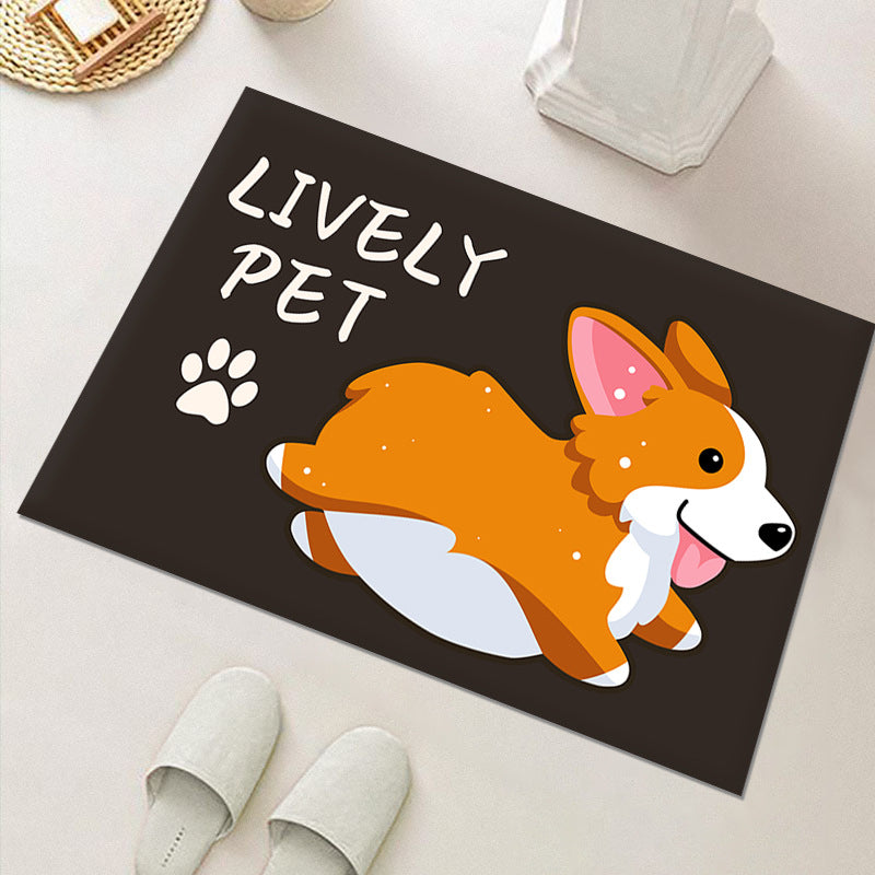 Cute Cat-Themed Indoor Area Mat