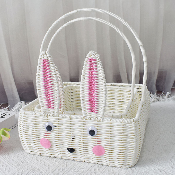 Decorative Bunny-Themed Storage Basket Kalsten