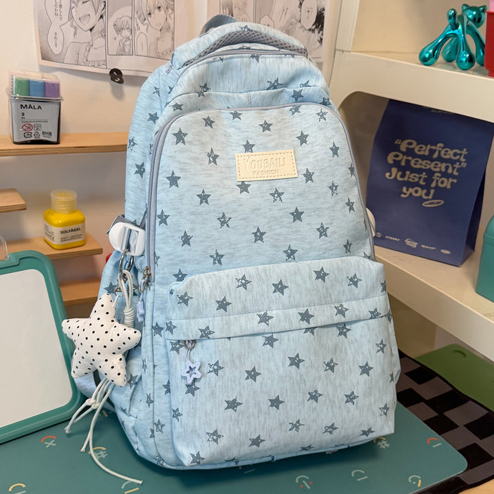 Fun Star-Printed School Backpack Kalsten