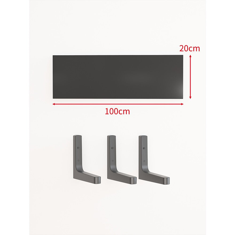 Long Narrow Floating Wall Shelf Kit with Concealed Heavy-Duty Brackets