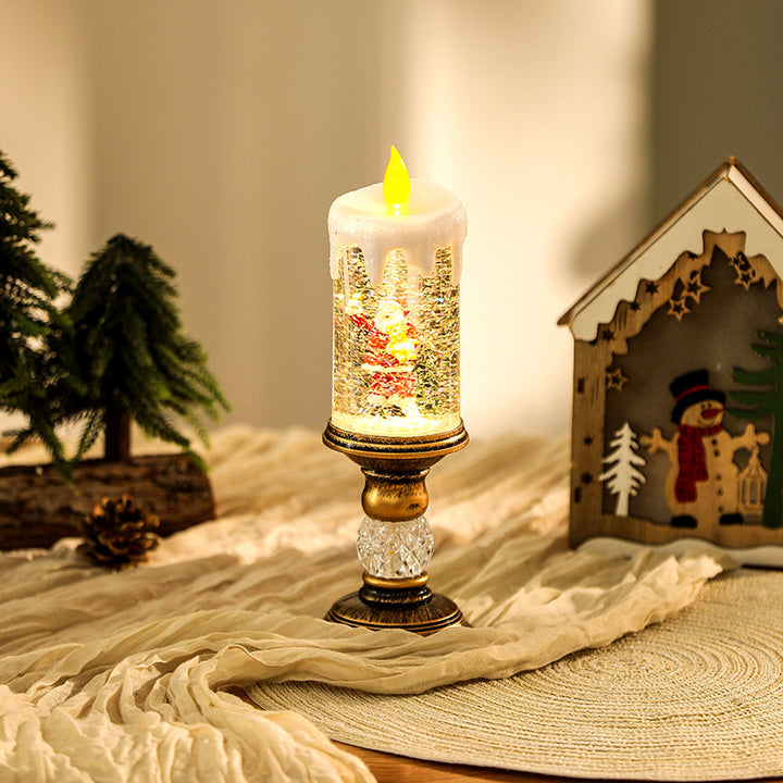 Christmas decoration lantern with snow globe Kalsten