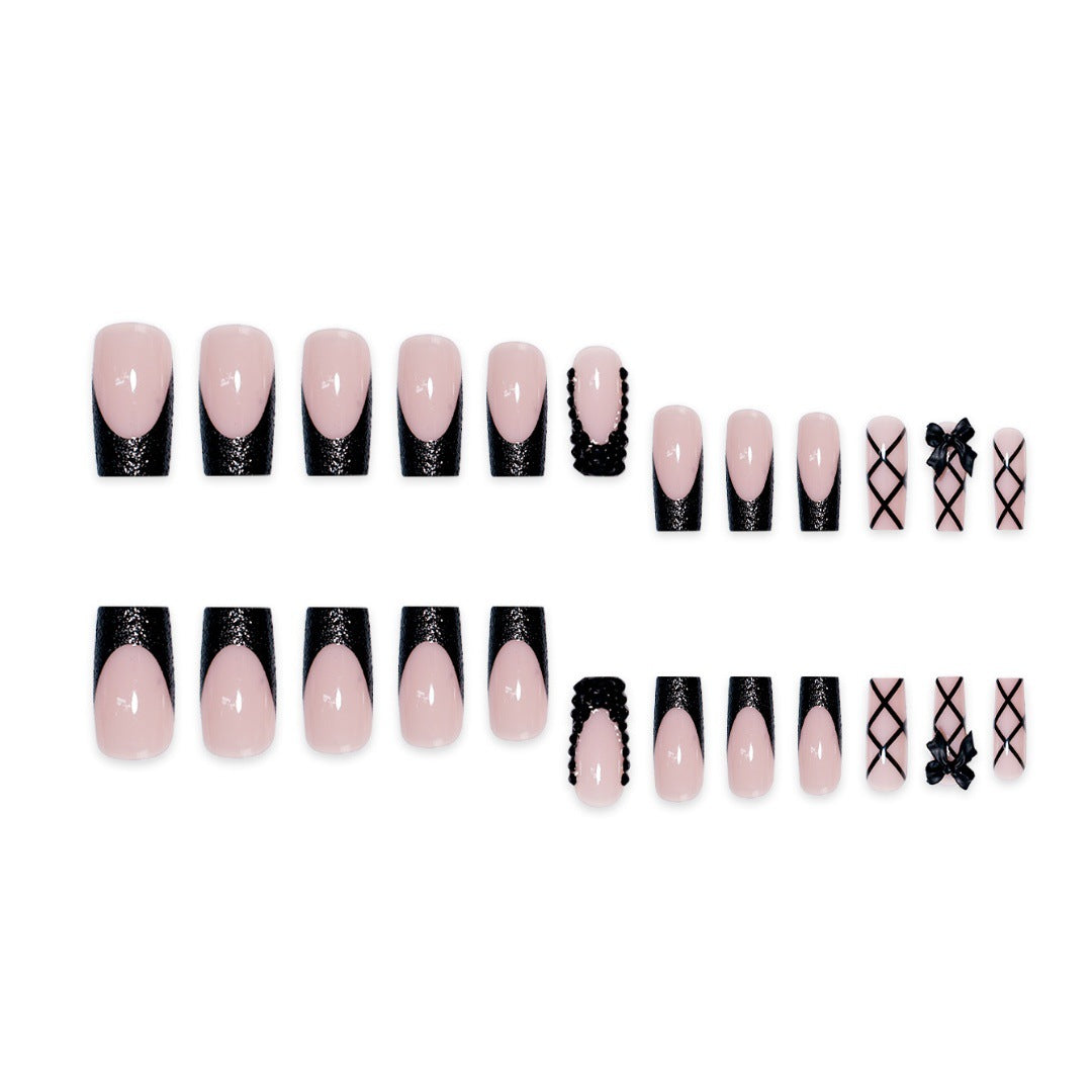 Stiletto Nail Art Extensions with Decorative Accents Kalsten