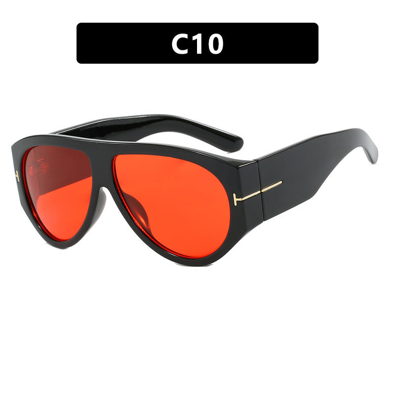 Women Designer Sunglasses in Elegant Retro Design with Wide Frame Kalsten