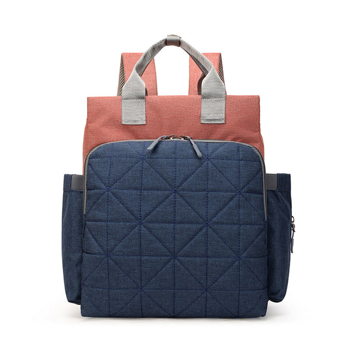 Quilted Multi-Functional Backpack