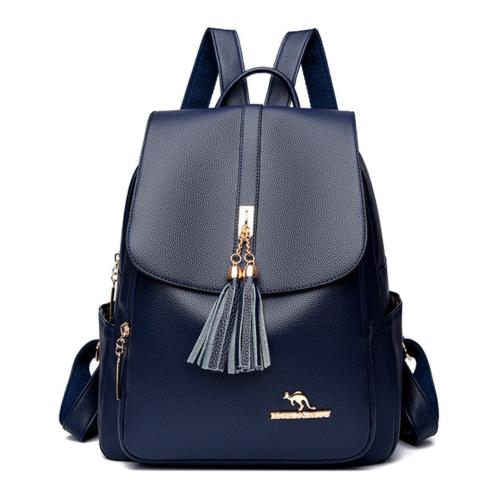 Stylish Faux Leather Backpack