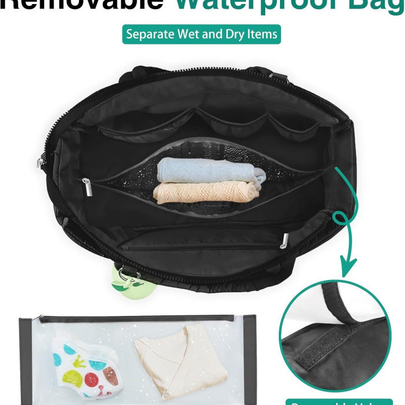 Fashionable Tote Bag with Spacious Compartments and Insulating Interior Kalsten