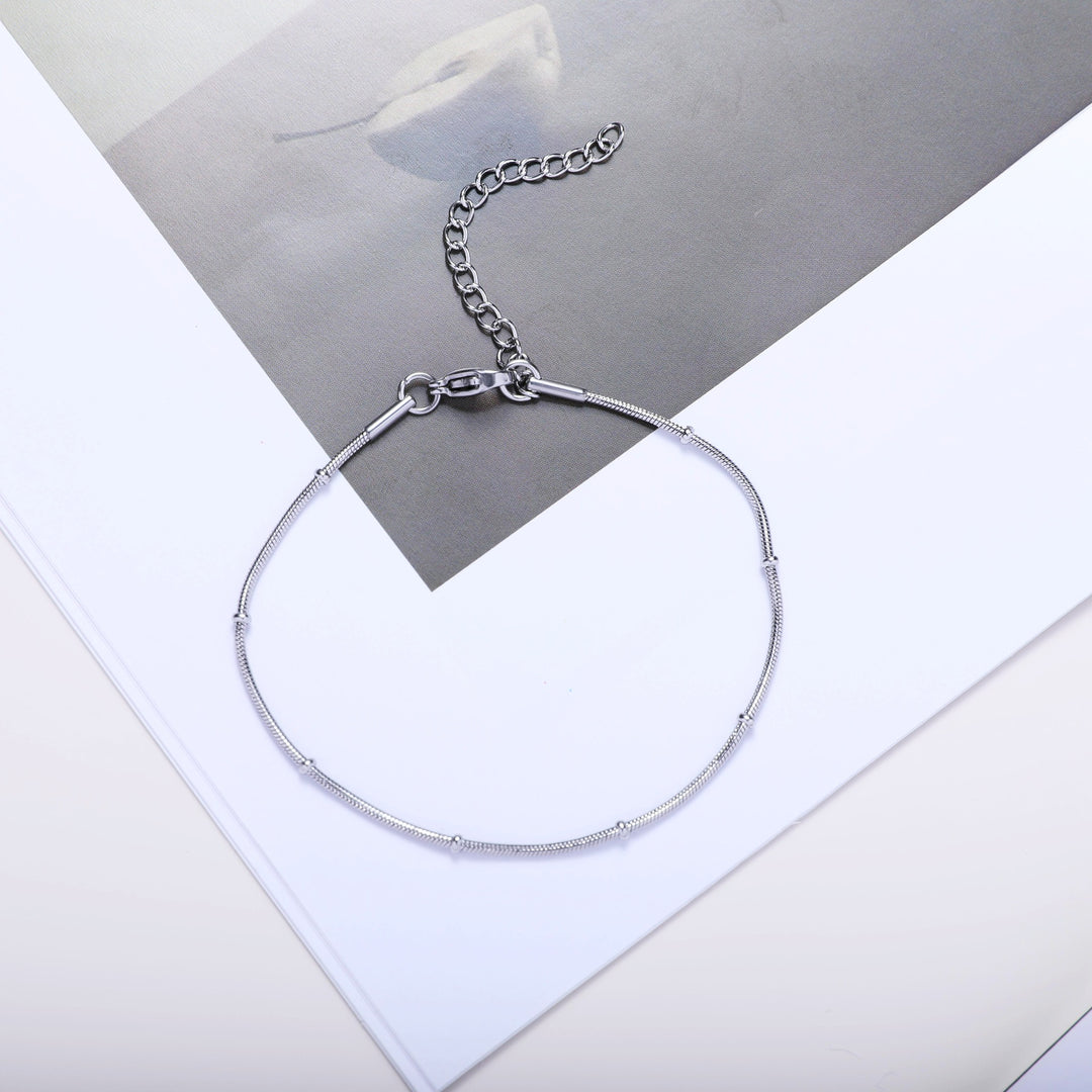 Adjustable Beaded Chain Bracelet Kalsten