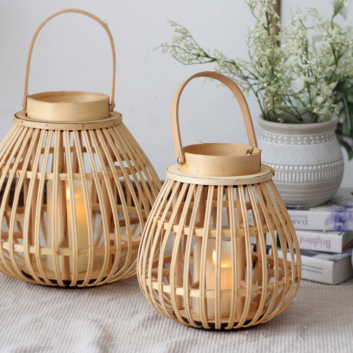 Handmade Rattan Lantern Kalsten