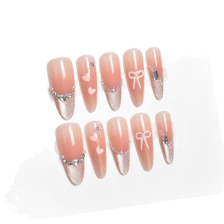 Artistic Floral-Embellished Press-On Nail Art Kalsten