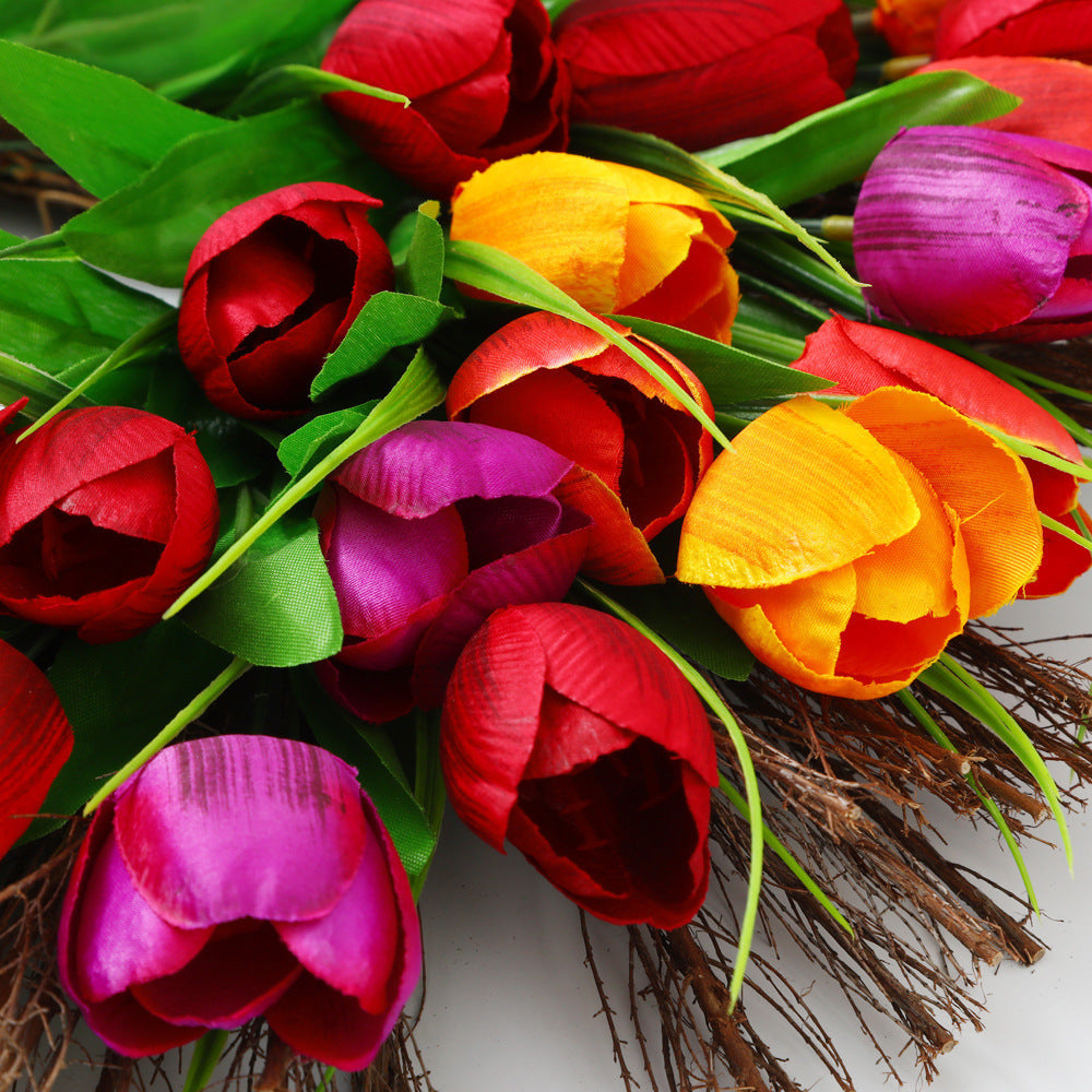 Decorative Floral Wreath Kalsten