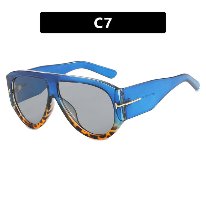 Women Designer Sunglasses in Elegant Retro Design with Wide Frame Kalsten