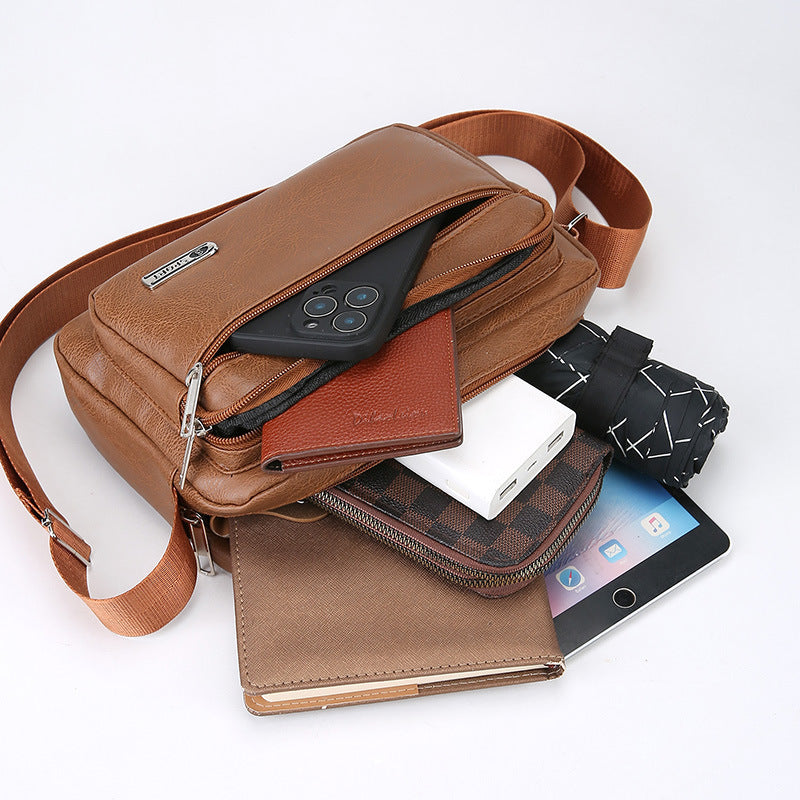Premium Leather Messenger Bag Kalsten