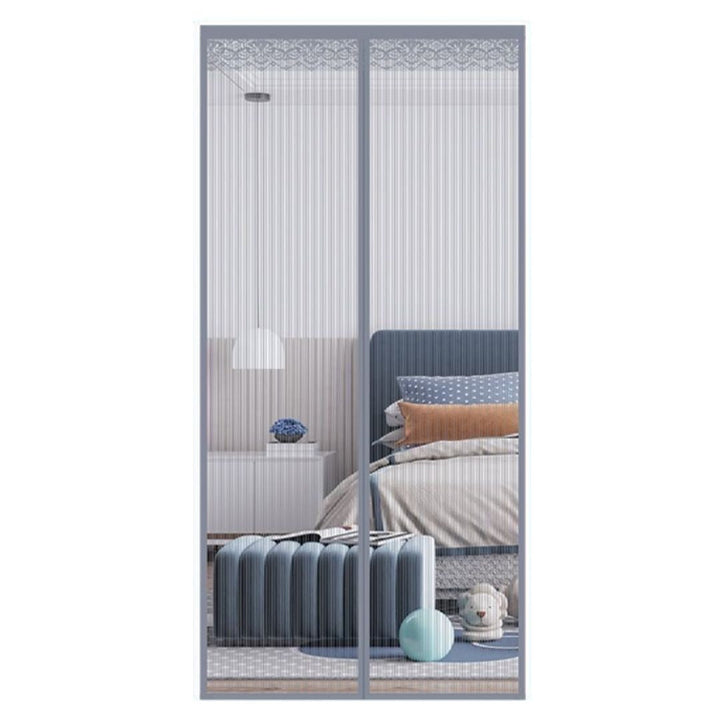 Lace-Trimmed Magnetic Mesh Curtain Kalsten