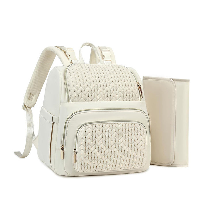 Elegant backpack with braided design Kalsten