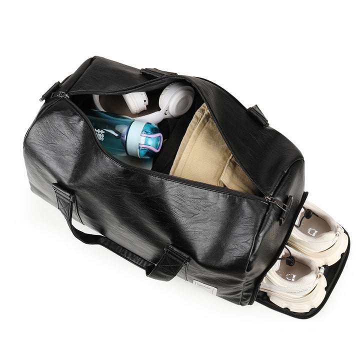 Premium Leather Travel Duffel Bag Kalsten