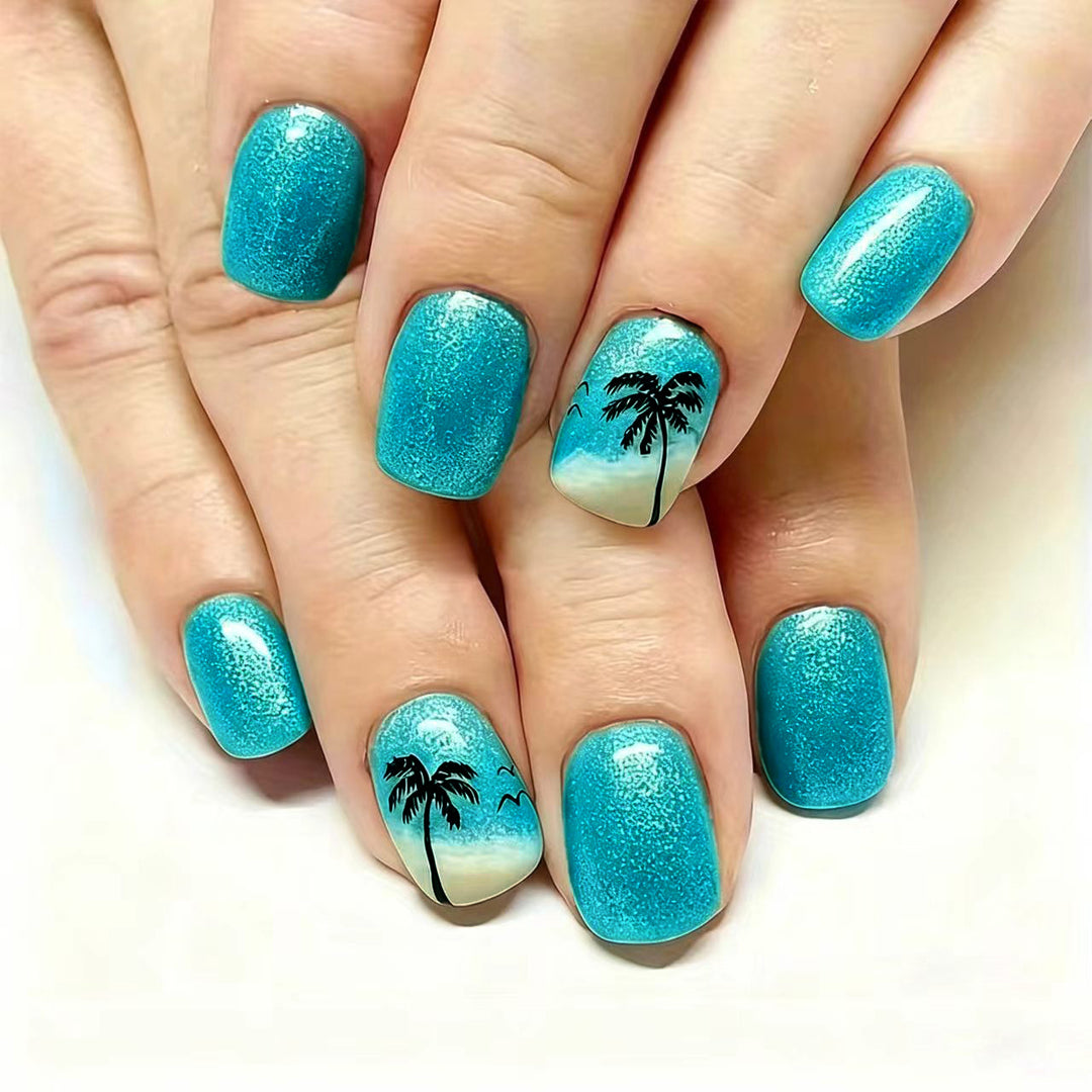 Caribbean-Inspired Nail Art Kalsten