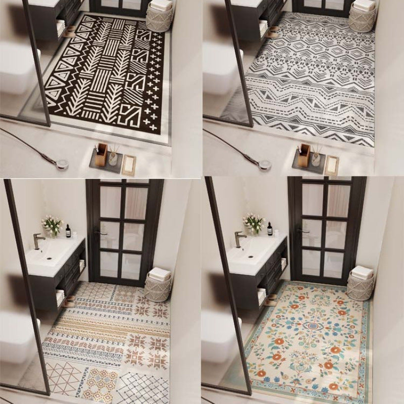 Tribal Pattern Bathroom Mat Kalsten