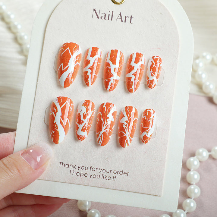 Artistic Abstract Press-On Nail Art Set Kalsten