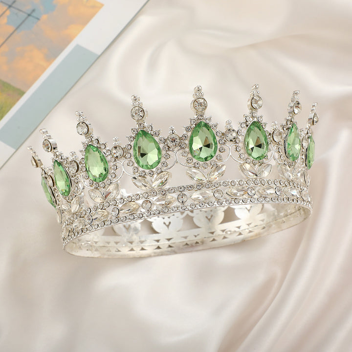 Ladies Luxurious Festive Crown with Shining Gemstones Kalsten