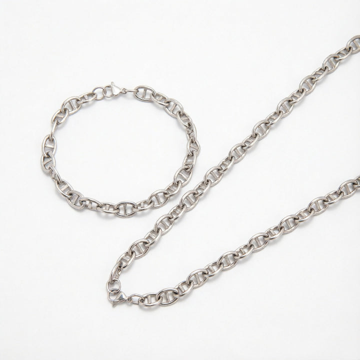 Elegant Interlinked Chain Jewelry Set Kalsten