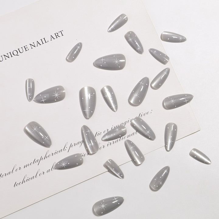 Premium Metallic Press-On Nail Tips Kalsten