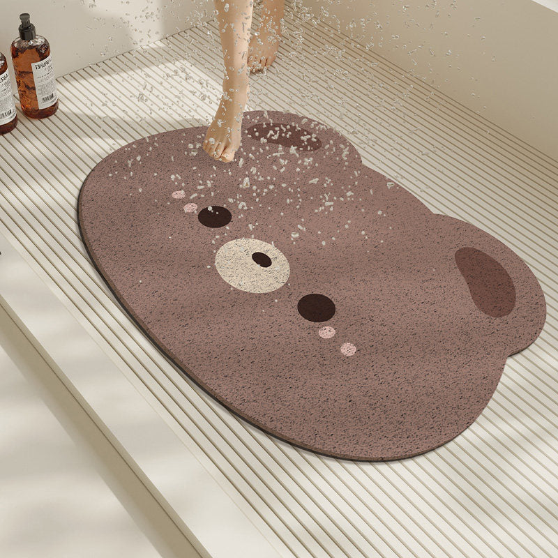 Fun Frog-Themed Bath Mat