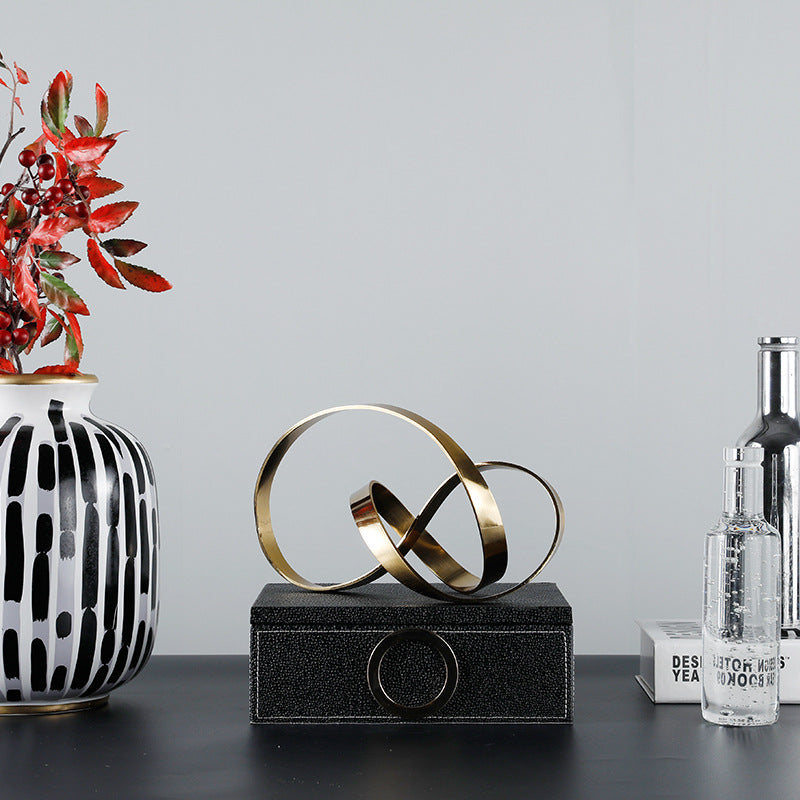 Modern Decorative Loop Sculpture