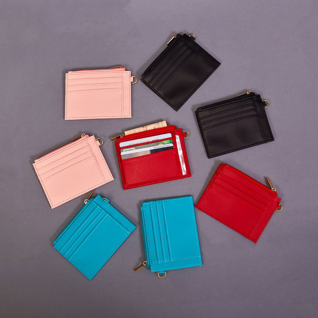 RFID-Protected Leather Cardholder