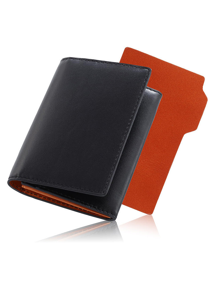 Elegant Bi-Fold Leather Wallet with Card Slots Kalsten