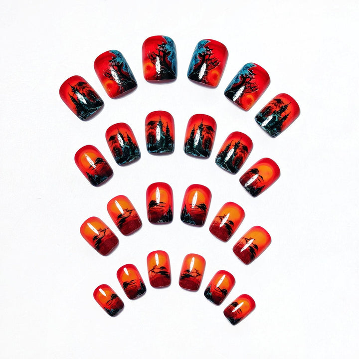 Creative Halloween Design Artificial Nails Kalsten