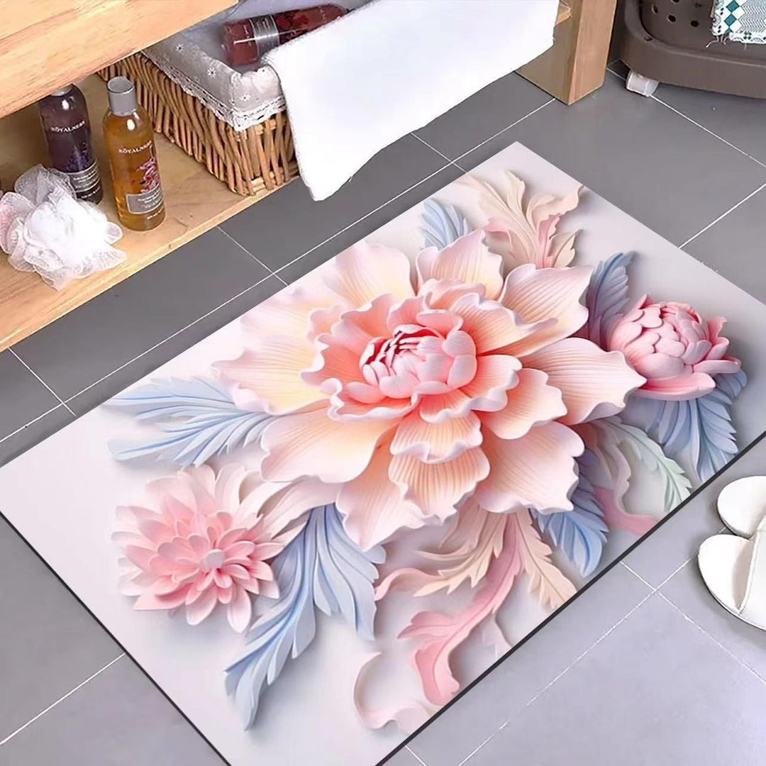 Floral Pattern Mat